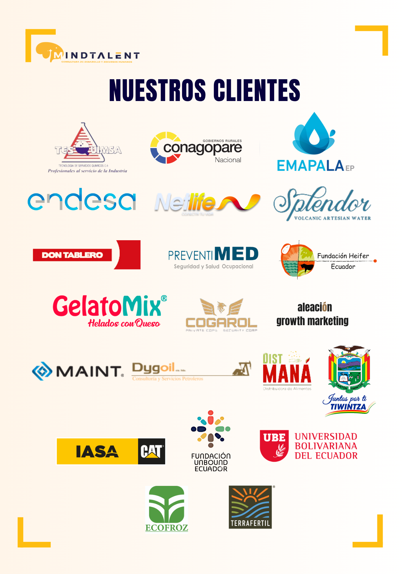 Clientes MindTalent 2024